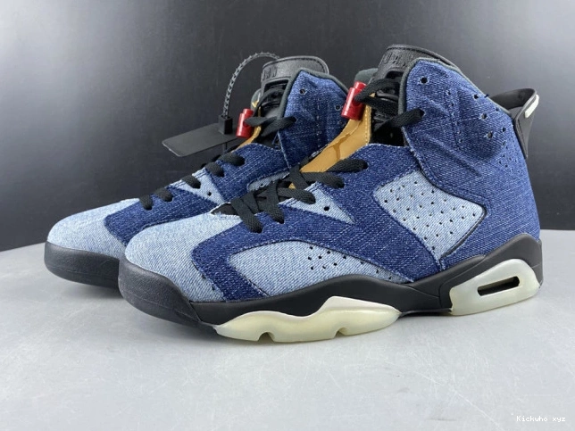 Denim Jordan CT5350-401 Air 6 Washed 0823